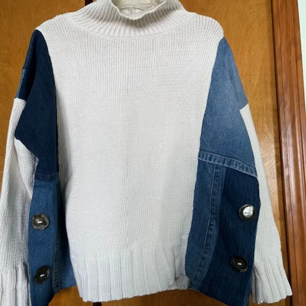 Mock Turtleneck Sweater - Picture 2 of 8